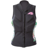 F2 Damen Prallschutz Weste Kite & Surf Weste S-XXL Größe wählbar Schwarz