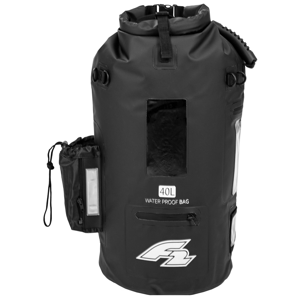 F2 Tasche Aqua - Bag 40L Schwarz/Blau Farbe wählbar