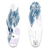 F2 Windsurfboard Vegas Twin Sport 126-156L Größe wählbar Weiss/Blau