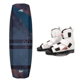 F2 Set Wakeboard Coast Petrol 144cm mit Wakebindung Team Boot L/XL