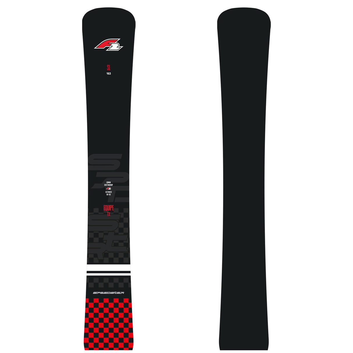 F2 Junior Snowboard Speedster Equipe SL TX Carbon Größe wählbar Schwarz 2023/24