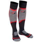 F2 Snowboard Strümpfe Socks - Speedster 34-47 Größe wählbar Schwarz/Rot