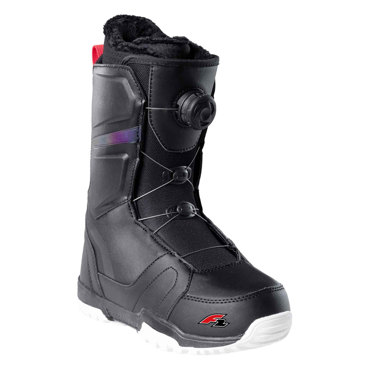 F2 Damen Snowboard Softboots Glam Atop Gr. 36-42 Größe wählbar Schwarz