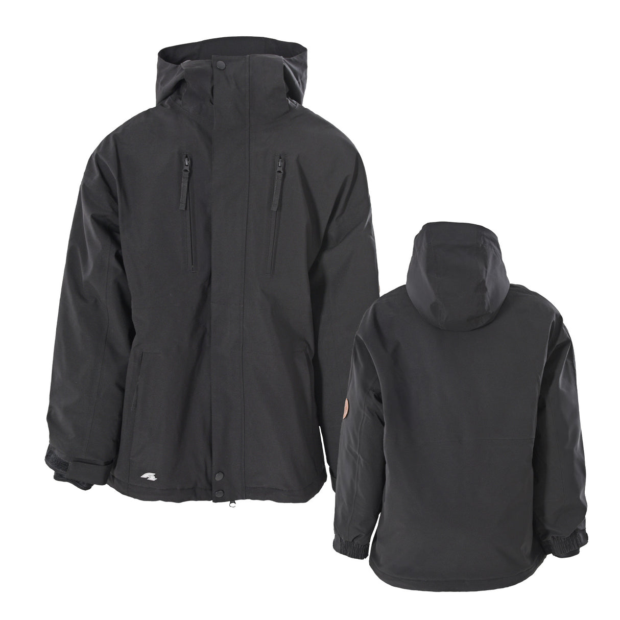 F2  Snowboard/Ski Jacke Summit 80g Fütterung XS-XXL Größe wählbar Schwarz