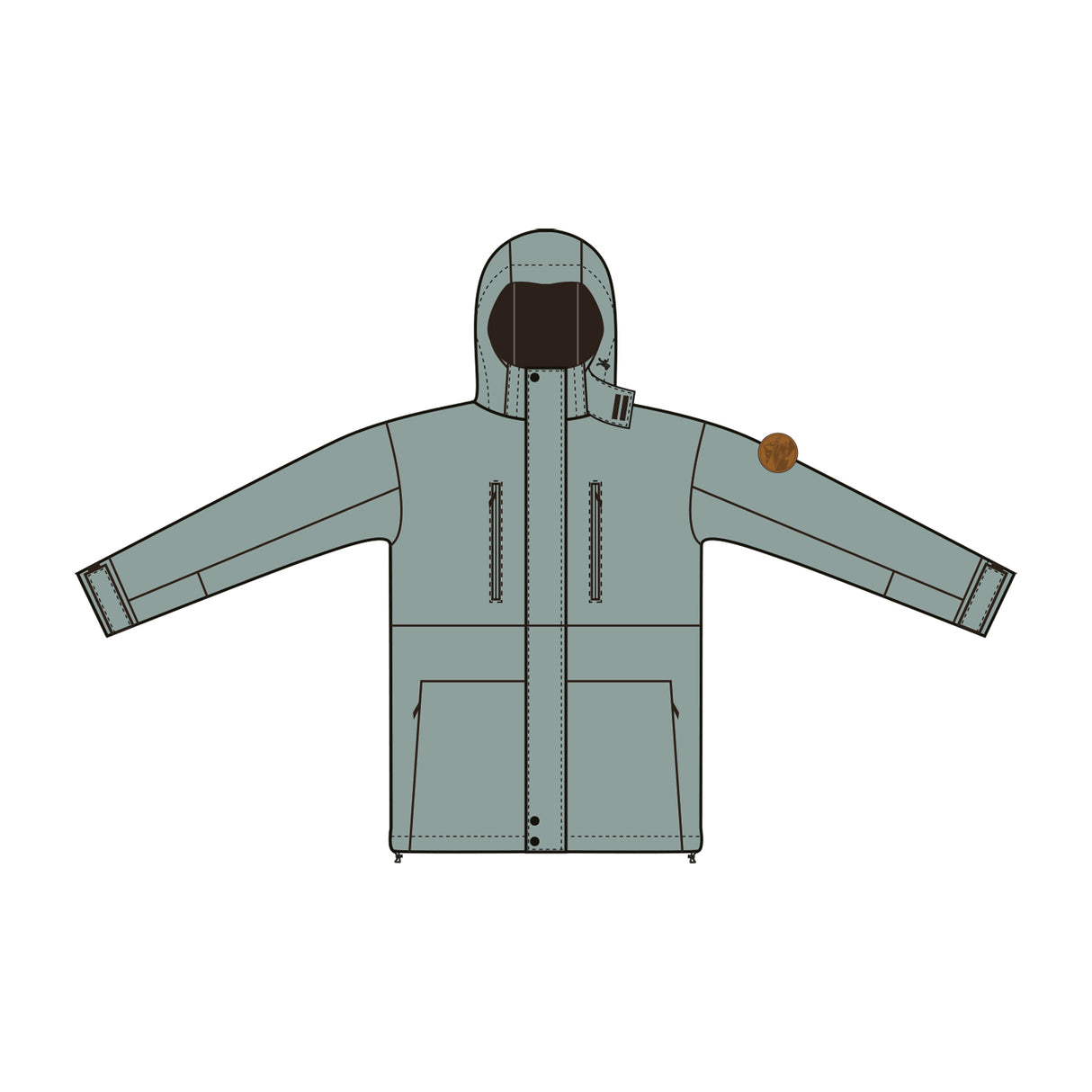 F2  Snowboard/Ski Jacke Summit 80g Fütterung XS-XXL Größe wählbar Mint