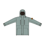 F2  Snowboard/Ski Jacke Summit 80g Fütterung XS-XXL Größe wählbar Mint