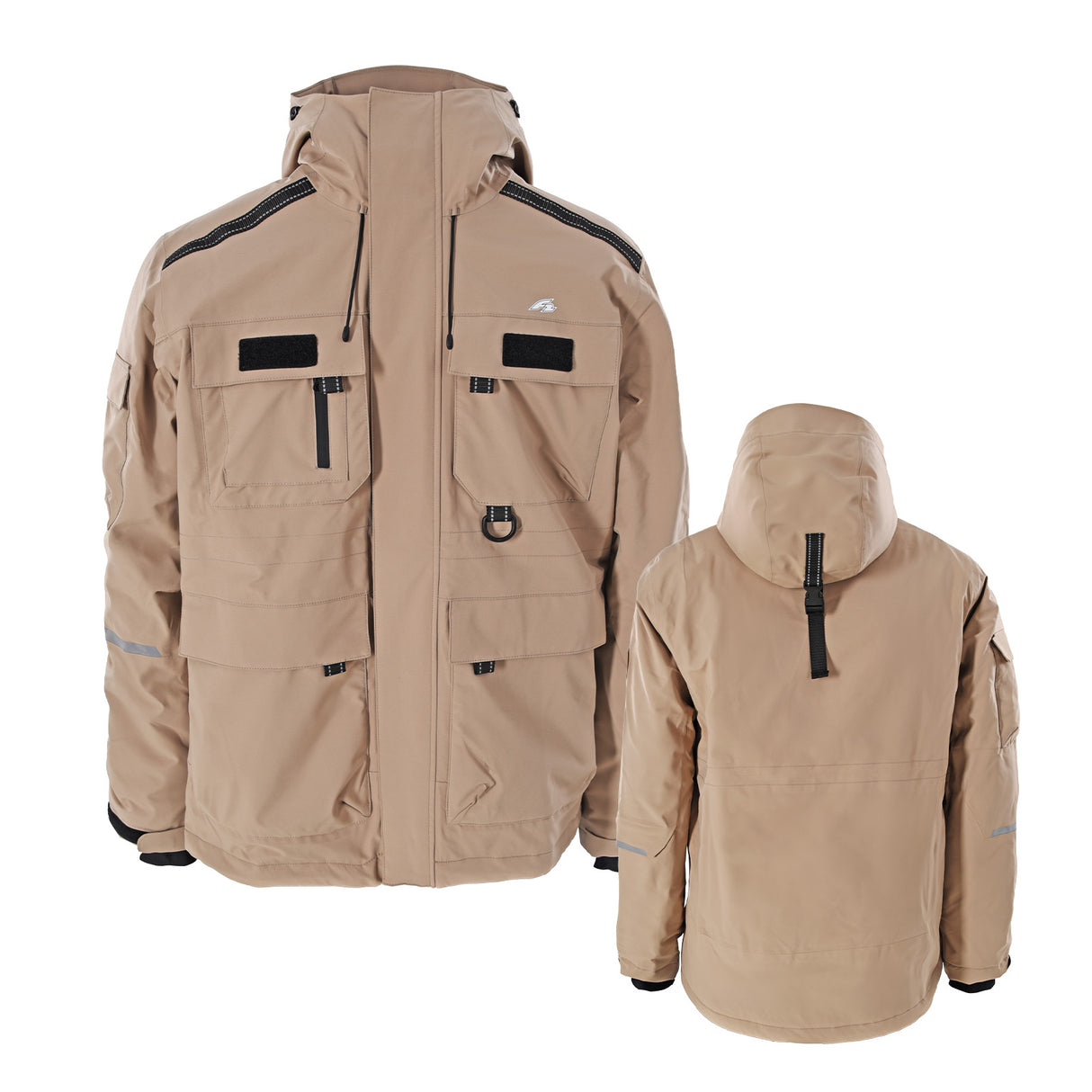 F2  Snowboard/Ski Jacke Blizzard 80g Fütterung XS-XXL Größe wählbar Beige