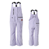 F2 Snowboard/Ski Träger Hose Latzhose Slope XS-XXL Größe wählbar Lila