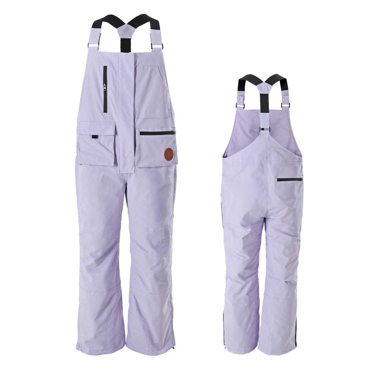 F2 Snowboard/Ski Träger Hose Latzhose Slope XS-XXL Größe wählbar Lila