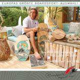F2  Balance Board Stretch Boards Holz 33cm Natur/Schwarz