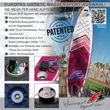 F2 Stand Up Paddle Board AXXIS SMART Damen SUP mit E-Pumpe Größe wählbar